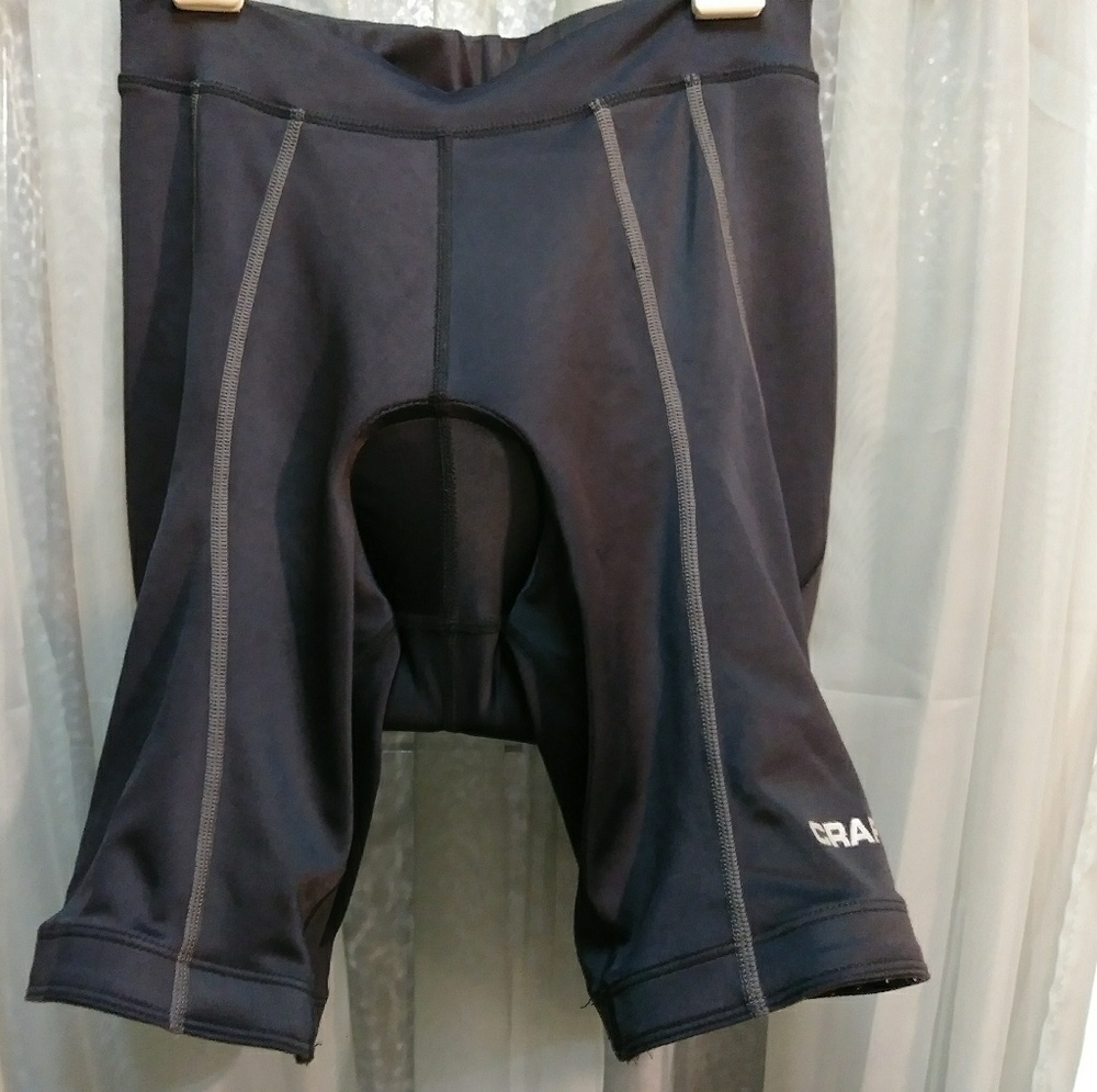 🎉 FINAL PRICE CRAFT nylon black bike shorts Large